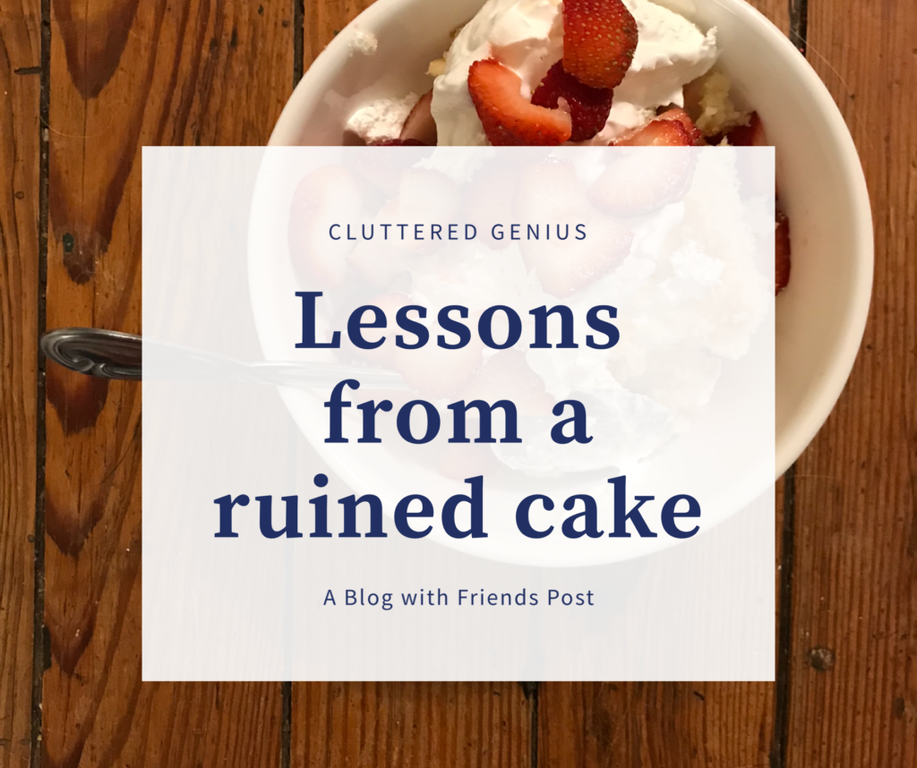 Spasms of Accommodation: Making a Fake Cake: Lessons Learned from Failure